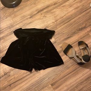 EXPRESS Midi High Rise Twill Shorts